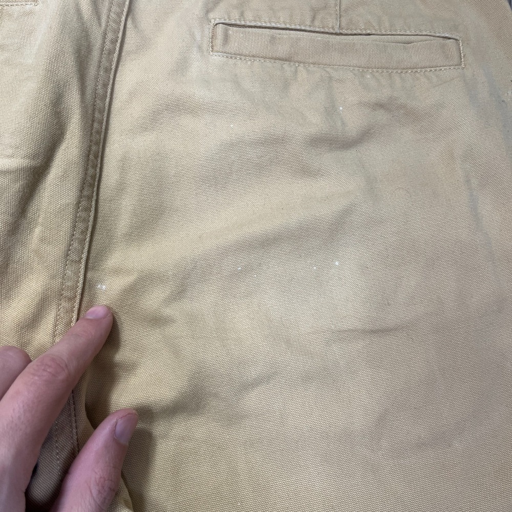 LL Bean Men's Chino Pants 100% Cotton 36x32 (Fits 36x31) Tan Straight - Picture 7 of 8